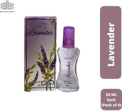 Gimani Lavender Perfume 20ml Each (pack of 6, 120ml) - HalfPe