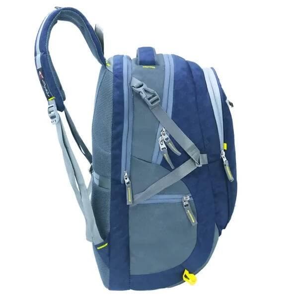 Laptop Backpack For School | College | Everyday Bag With Laptop Compartment (Navy Blue)  - HalfPe