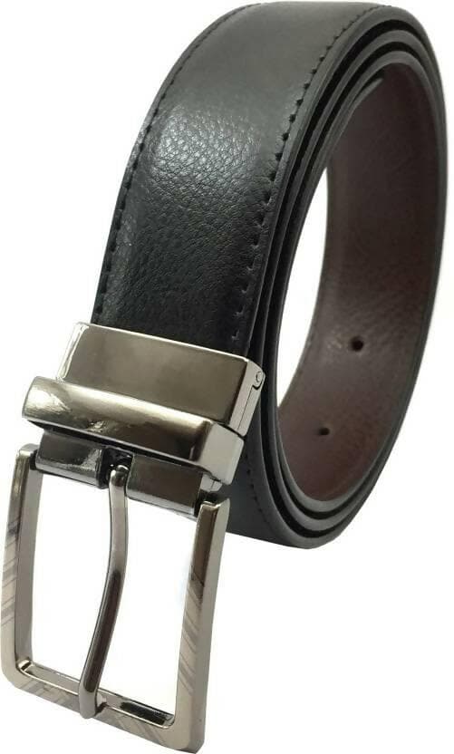 SAGIR ITALIAN LEATHER Men Casual Black Artificial Leather Belt for men - HalfPe