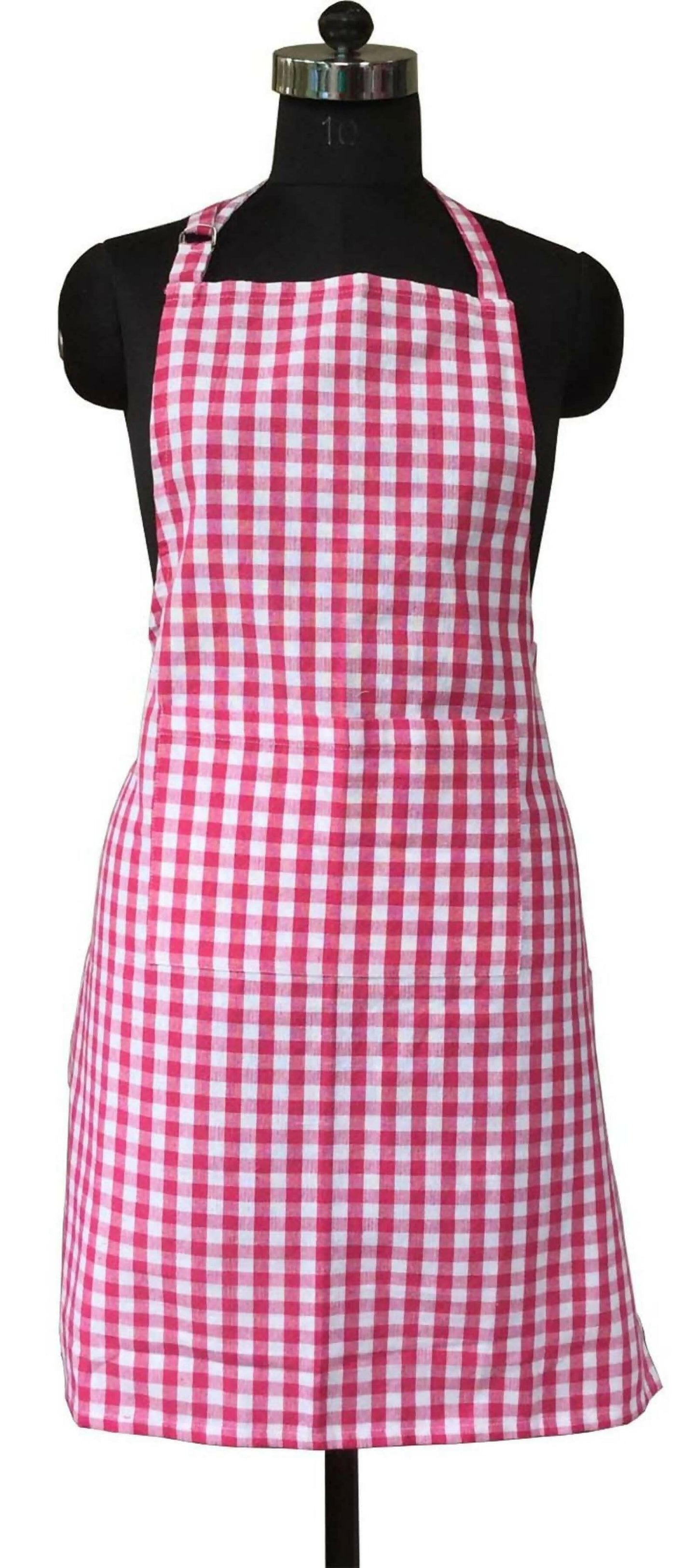 Lushomes Cotton Kitchen Apron, Adjustable Buckle, 64x81cms (unisex) - HalfPe