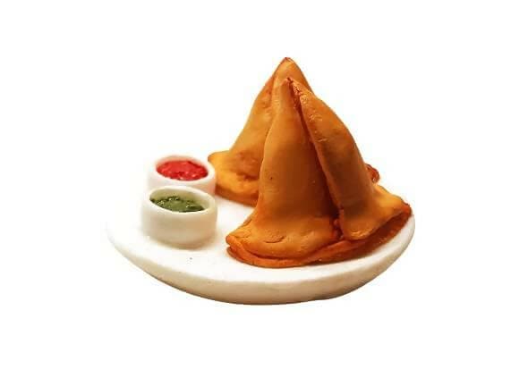 Samosa Miniature Food Fridge Magnet - HalfPe