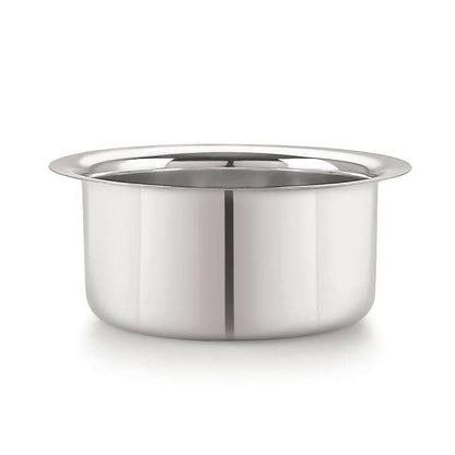 SHINI LIFESTYLE Stainless Steel Bhagona, with Loha Tawa - HalfPe