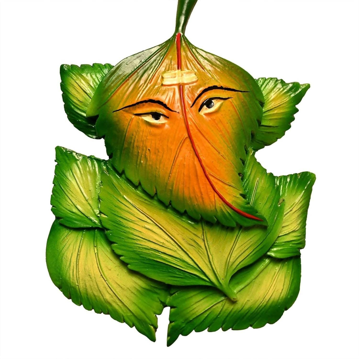 Leaf Ganesh Wall Hanging - HalfPe