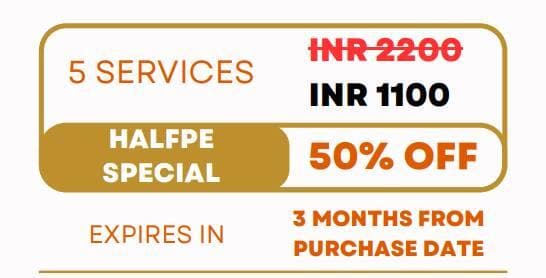 Identity Salon : Noida : Multiple services - HalfPe