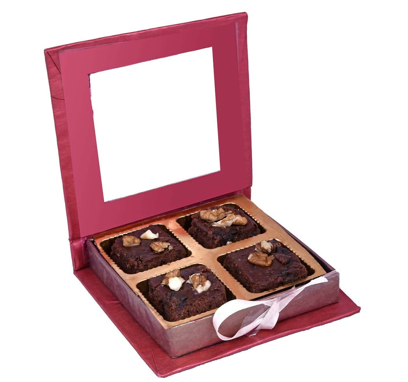 MANTOUSS Christmas Gift of Walnut Brownie + Christmas Card - HalfPe