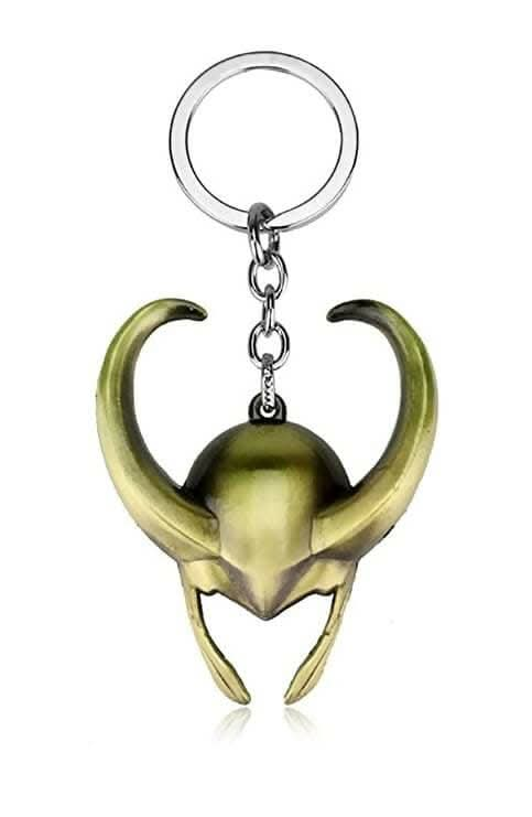 Marvel Loki Crown Horn Keychain Golden - HalfPe