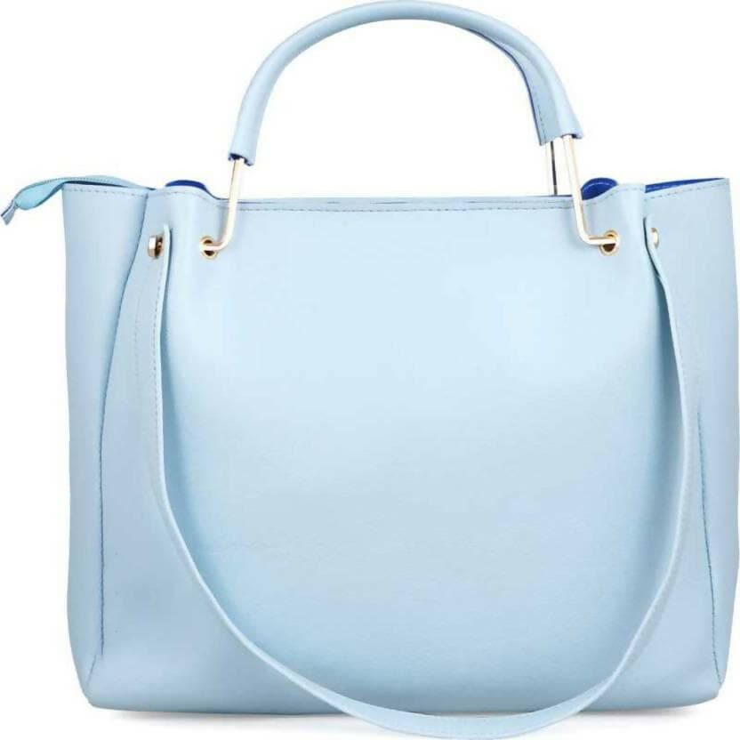 Women Blue Hobo Handbag - HalfPe