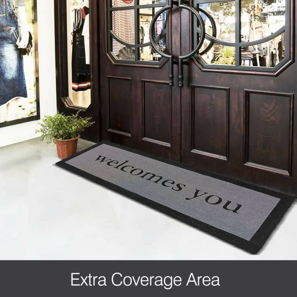 Mats Avenue Welcomes You Coir Rubber Door Mat Multi Color (60X180 CM) - HalfPe