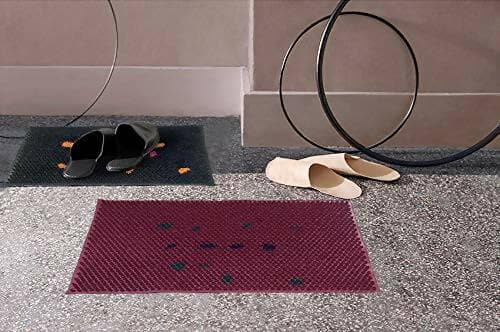 Mats Avenue Dotted Multicolored Rubber Door Mat for Wet Surfaces Entrances - HalfPe