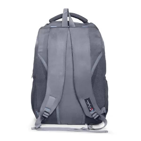 Laptop Backpack Multiple Pockets Padded Shoulder Straps Premium Fabric (Grey 40L) - HalfPe