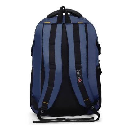 Large 40 L Laptop Backpack Classic Style With Laptop Sleeve And Added Durability (Navy Blue)  - HalfPe