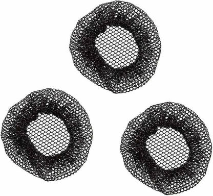 SENECIO Woven Black Net Juda Bun Cover For Girls & Women (Pack of 6) - HalfPe