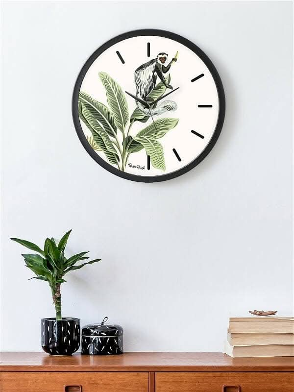 Monley Menace Analog Wall Clock - HalfPe