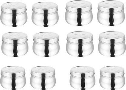 SHINI LIFESTYLE Stainless Steel Storage Bowl steel box (set of 12) - HalfPe