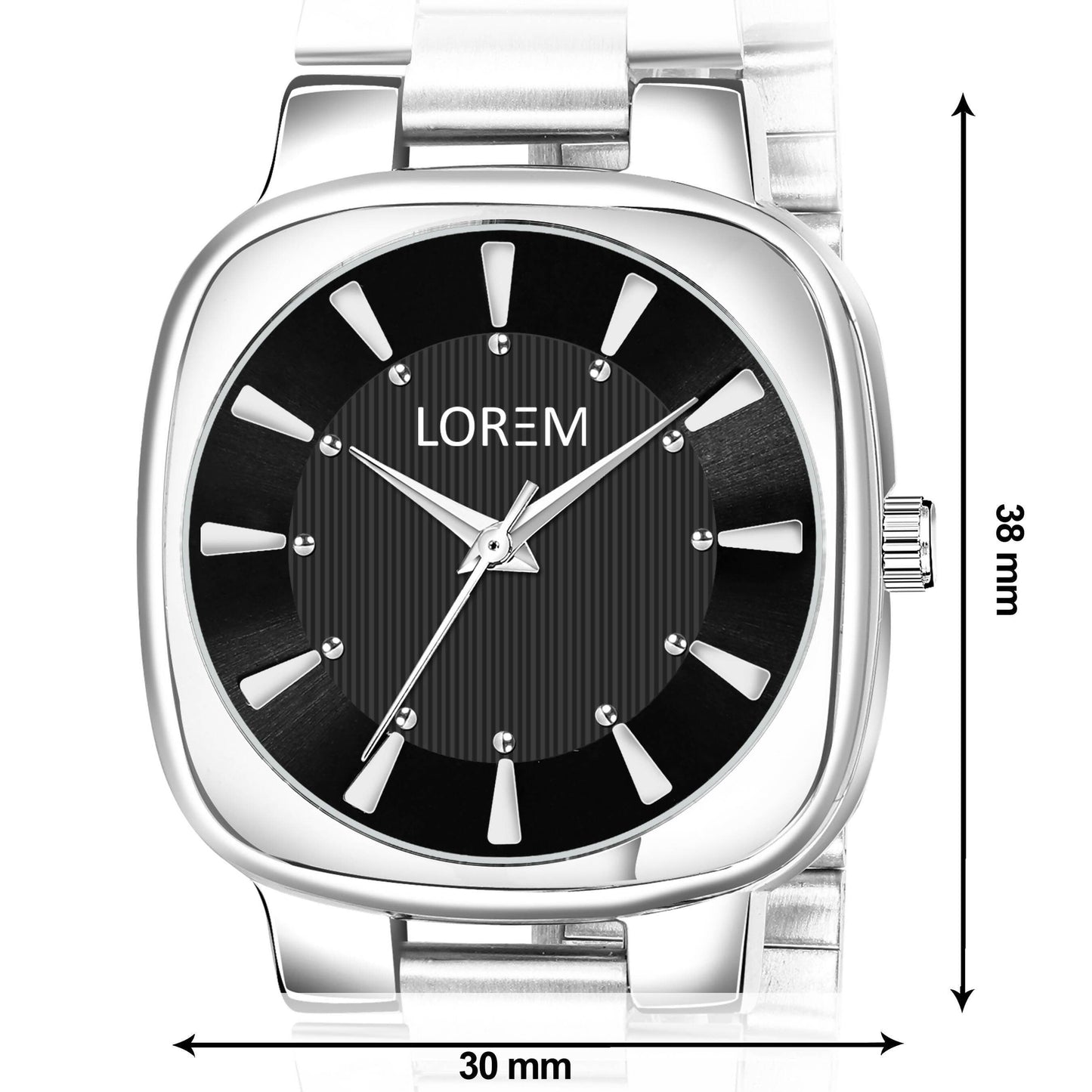 LOREM Silver Professional Analog Watch For Women LR298 - HalfPe