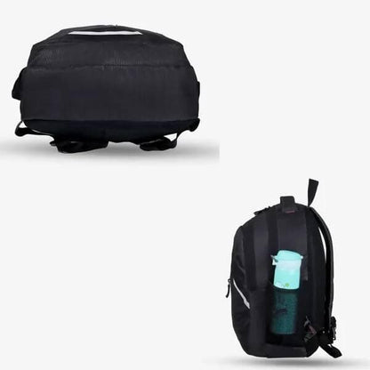 ZaySoo Laptop Backpack With Multiple Pockets Padded Shoulder Straps And Premium Fabric (Black) - HalfPe