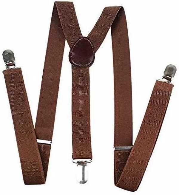 Brown Garter Suspender - HalfPe