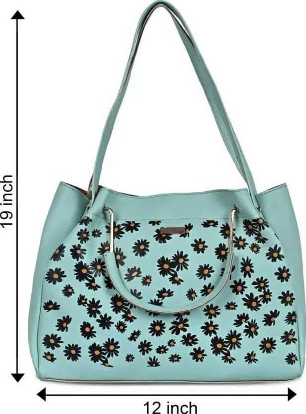 Women Blue Handbag - HalfPe