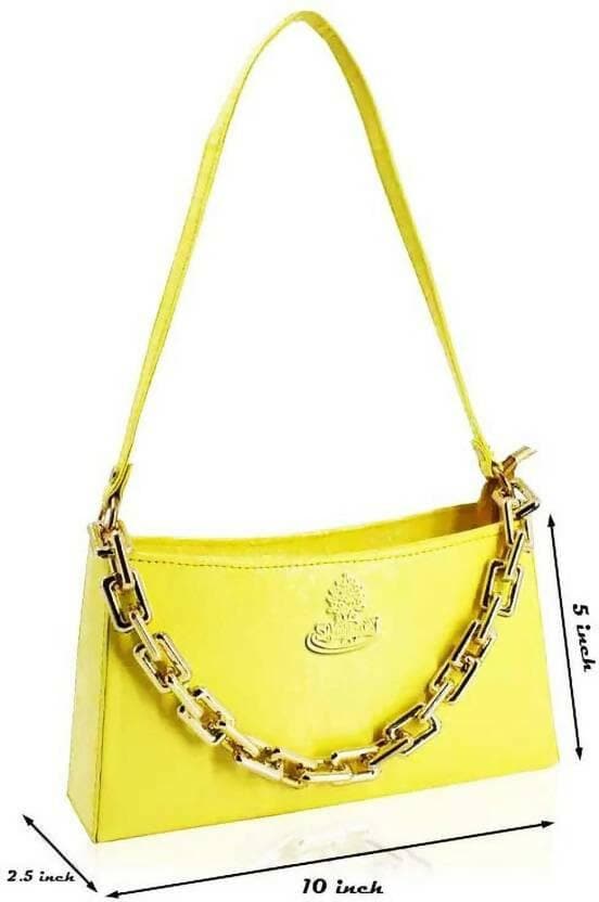 Girls Yellow Sling Bag - HalfPe