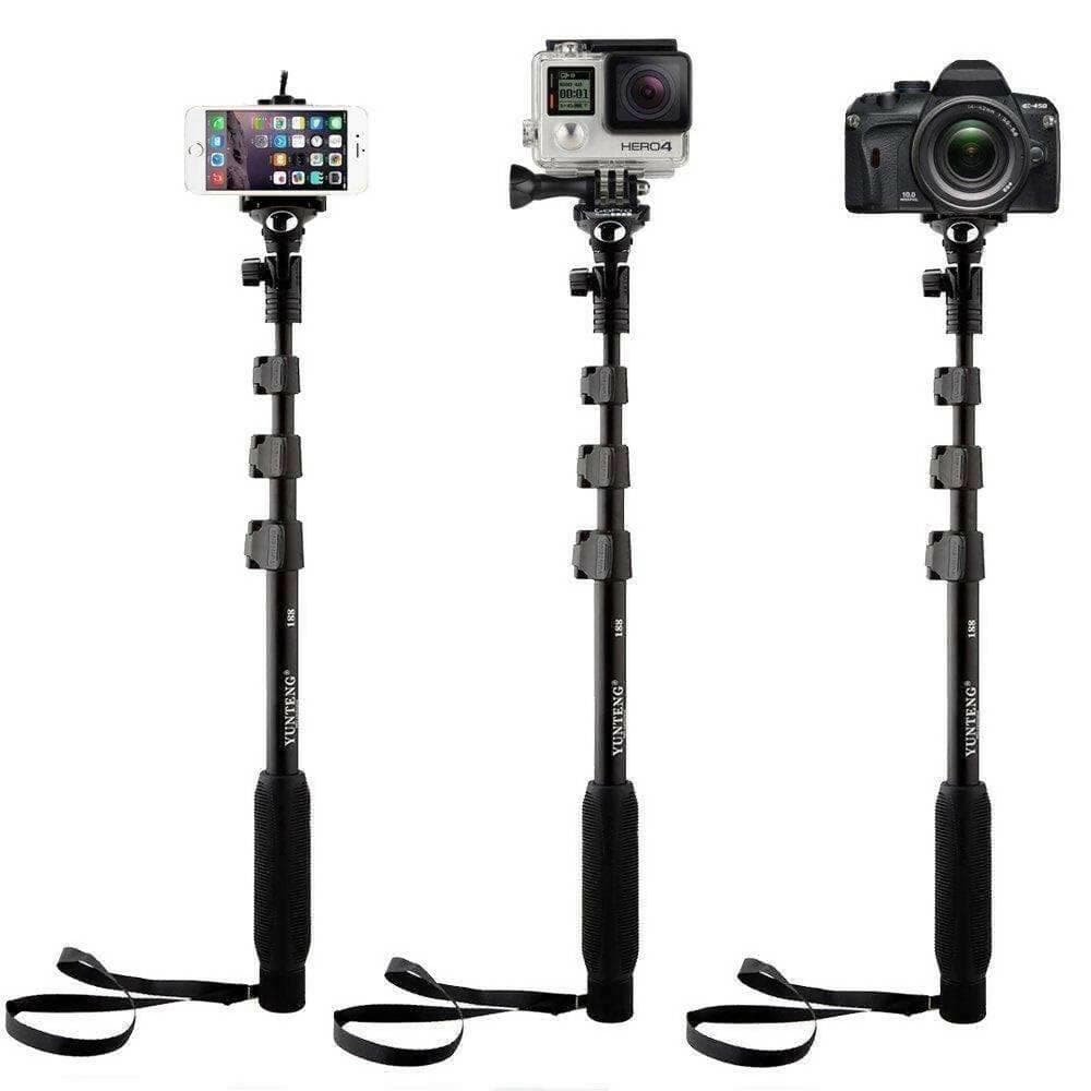 4-Section Retractable Handheld Monopod Selfie Stick - HalfPe