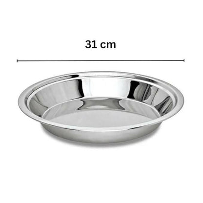 SHINI LIFESTYLE Stainless Steel Atta Parat - HalfPe