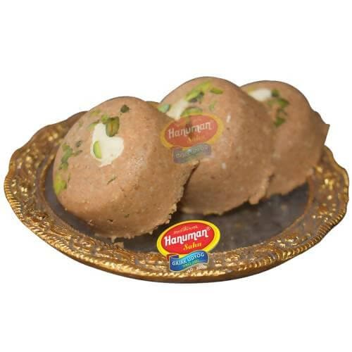 HANUMAN SAHU GAJAK UDYOG Kesar Batti with kaju &Pista Box (500gm) - HalfPe