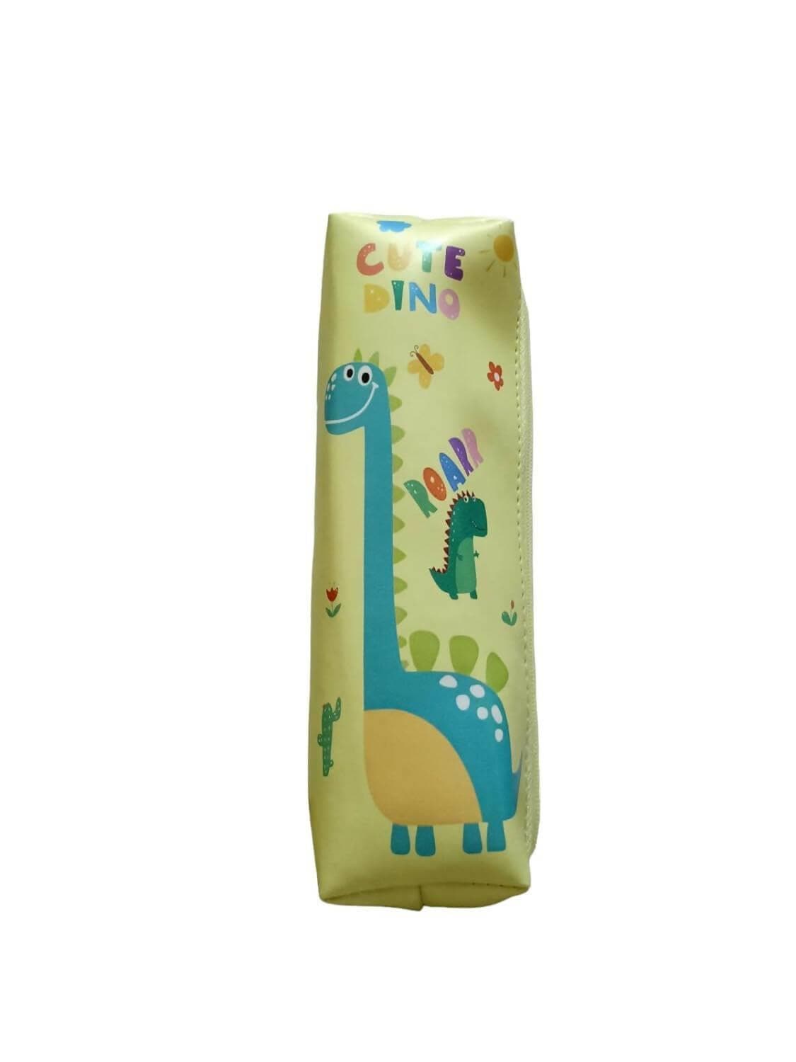 Fancy Dino Park Trendy Durable Pencil Case Pouch - HalfPe