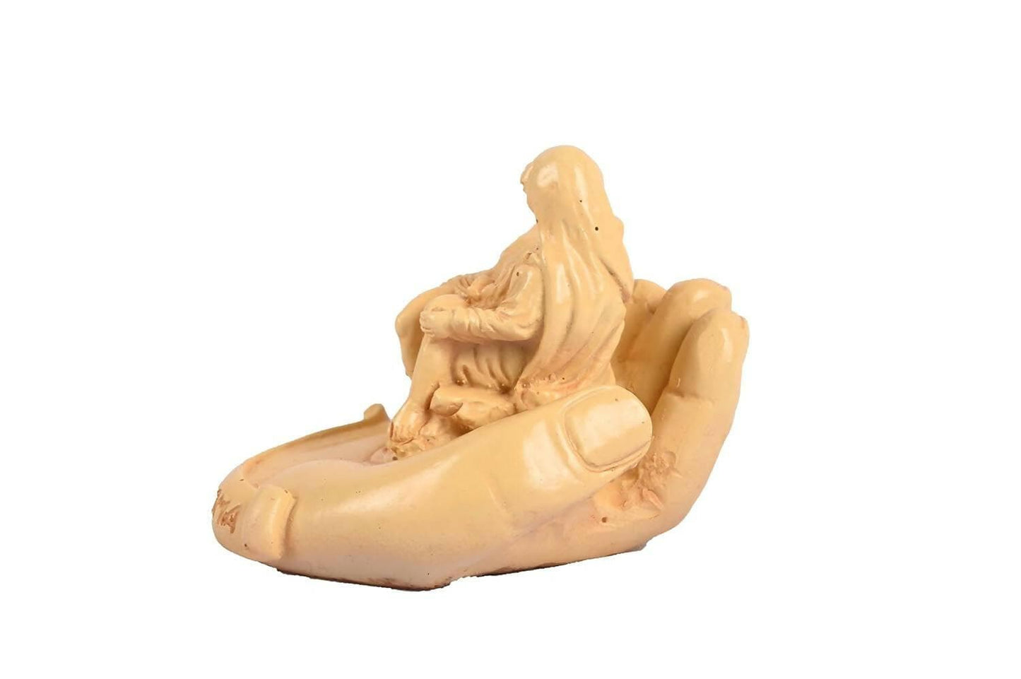 KariGhar Hand Peta Idol Perfect for Prayer Room, Altar, Home, Living Room - HalfPe