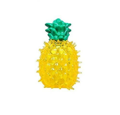 PlayPets Pineapple Fruit Squeeze Toy - HalfPe