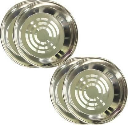 SHINI LIFESTYLE Halwa Plate/Dessert Plate for Snacks (Pack of 4) - HalfPe