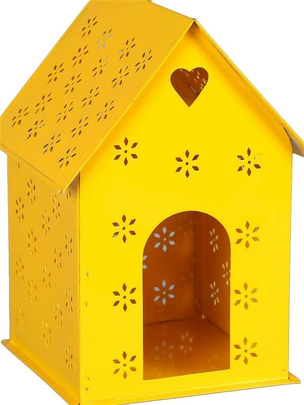 Hut Shape Bird House Yellow - HalfPe