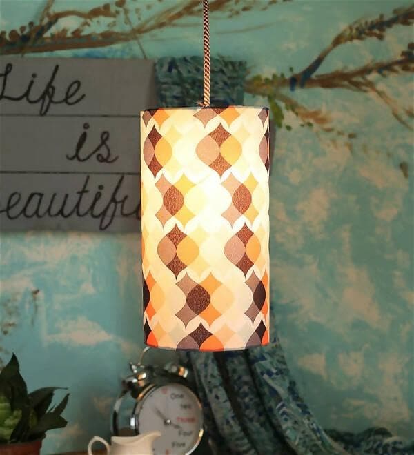 Raindrops Cylindrical Hanging Shade - HalfPe