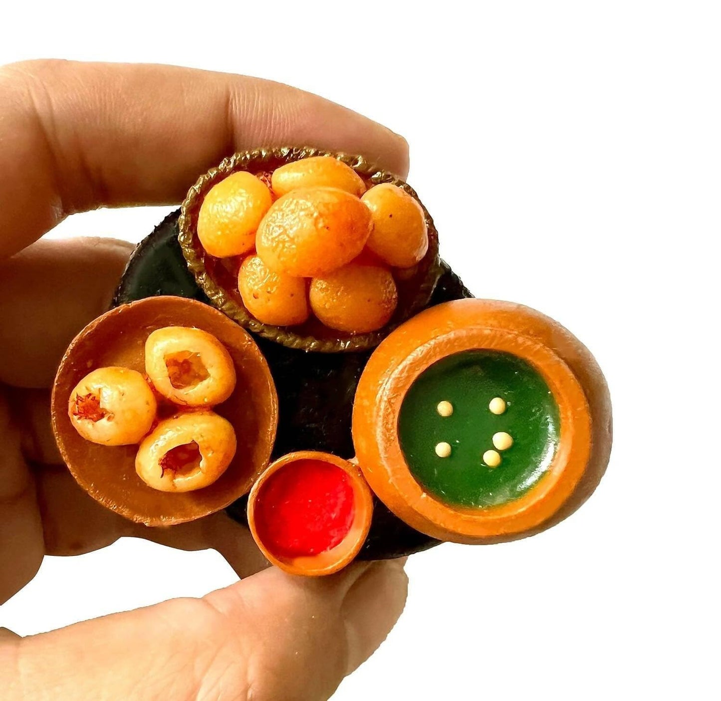 Pani Puri Miniature Food Fridge Magnet - HalfPe