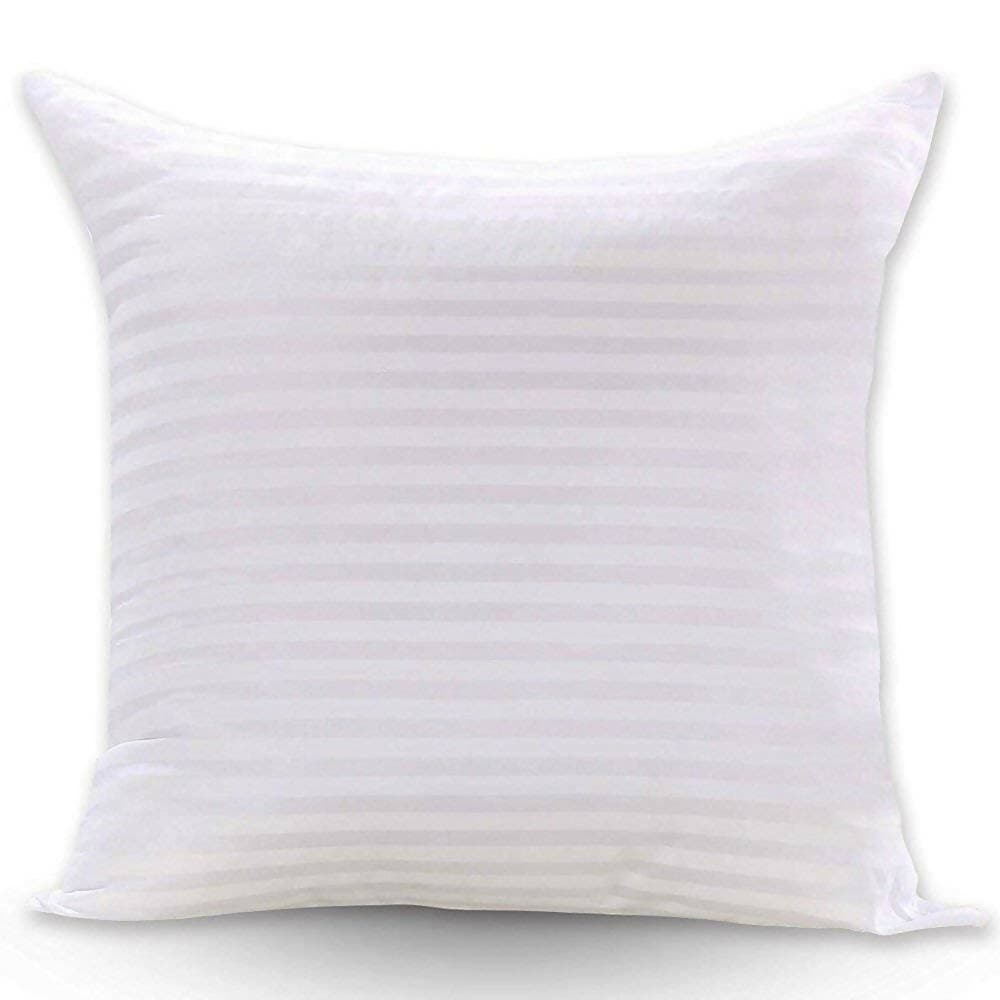 REST NEST Fiber Hotel Quality Polyester Fiber Filler Pillow (16x16 inch Inches Pillow , Set of 5 Pcs (White) - HalfPe