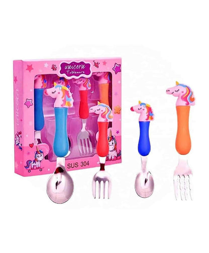 Unicorn Tableware Spoon Fork Set - HalfPe