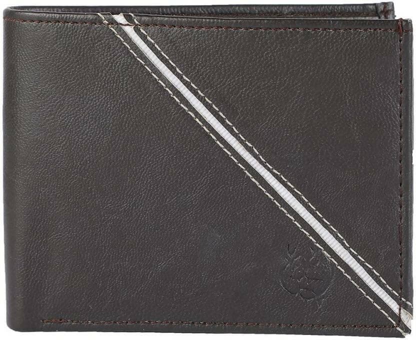 Men Casual, Formal, Travel, Trendy Black Genuine Leather Wallet (6 Card Slots) - HalfPe