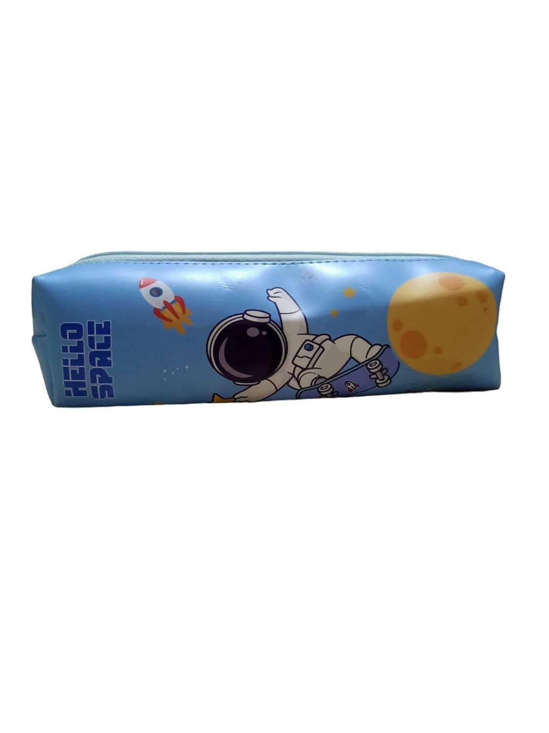 Cute Astronaut Space Trendy Durable Fancy Pencil Case Pouch - HalfPe