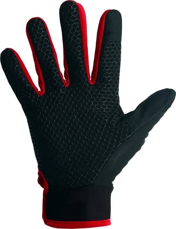 Protective Full Finger Touchscreen Riding Gloves (Red, Black) - HalfPe