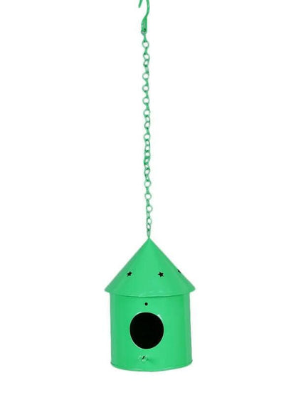 Round Hut Bird House Green - HalfPe