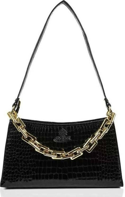 SAGIRON Black Women Sling Bag - HalfPe