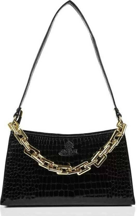 SAGIRON Black Women Sling Bag - HalfPe