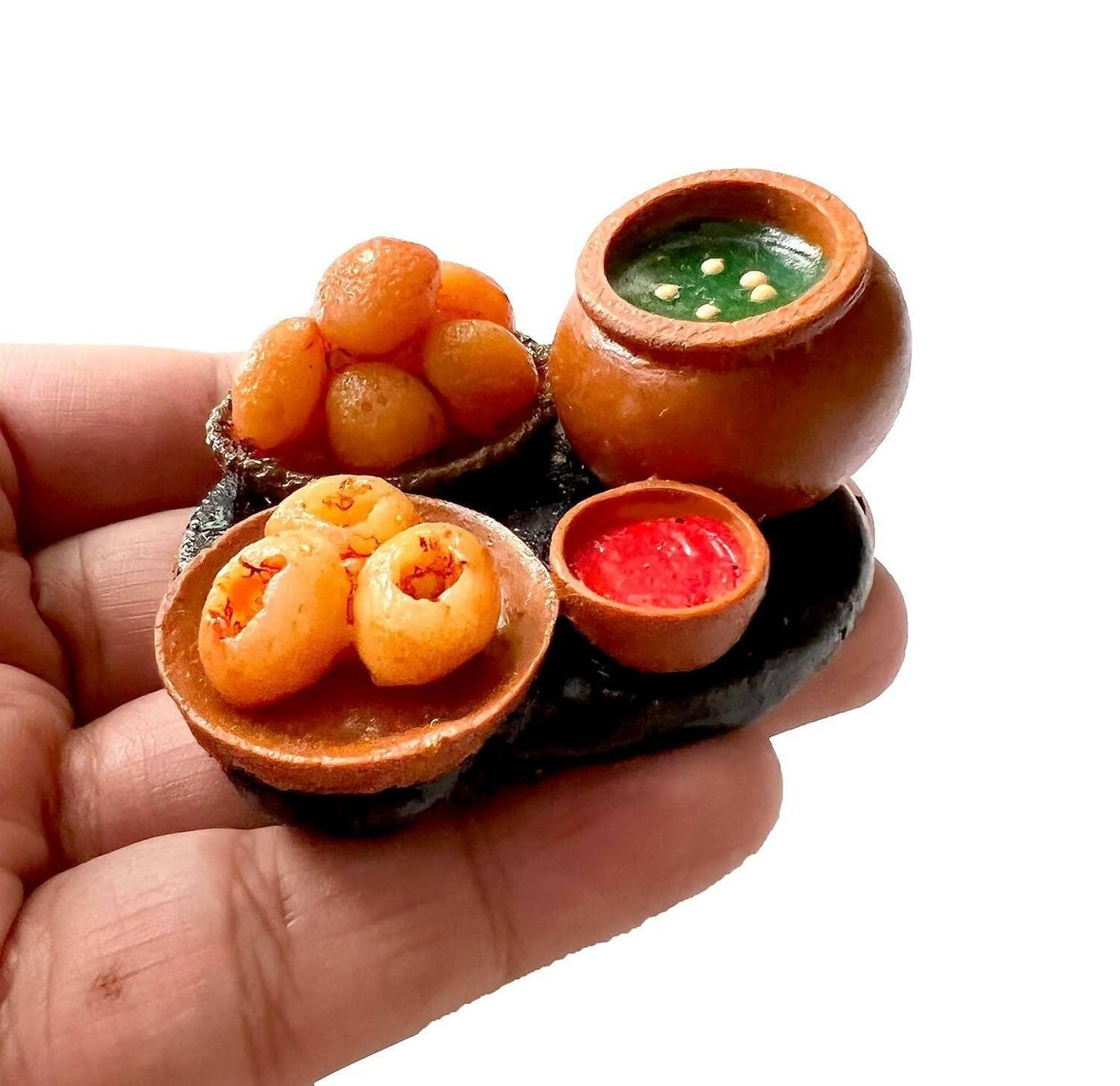 Pani Puri Miniature Food Fridge Magnet - HalfPe