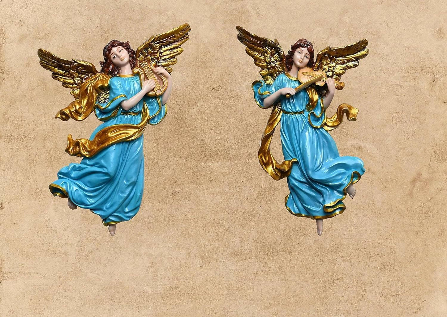 KariGhar Resin Angels Set, Heavenly Angels, Guardian Angels Set Idol Perfect for Home - HalfPe