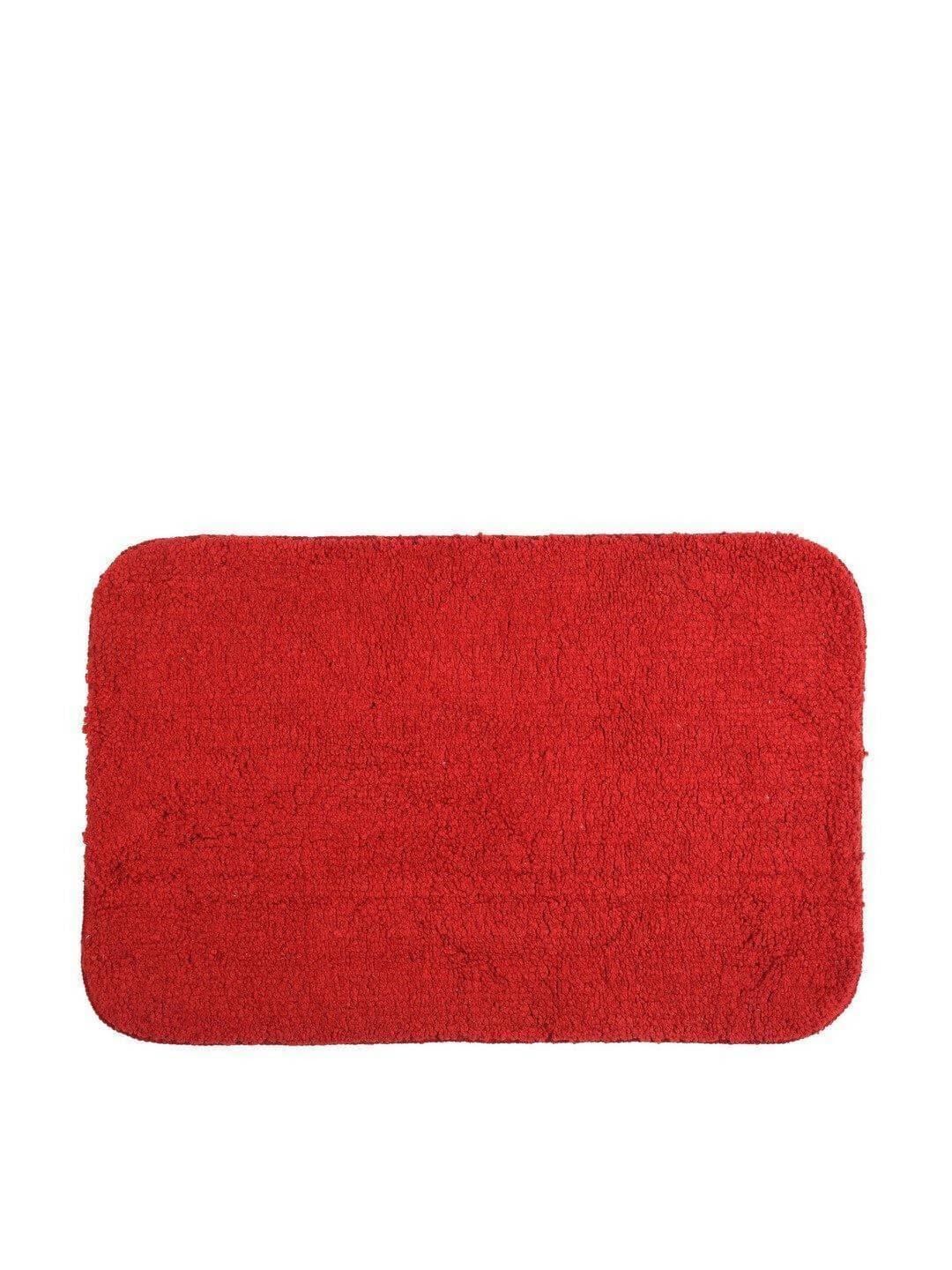 Lushomes Bathroom Mat: High Pile Microfiber, Anti-Skid(Bathmat Size 15x19 Inch, Contour Size 15x14 Inch) - HalfPe