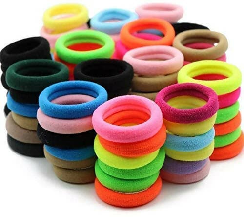 Attractive Women's Multicolor Rubber Rubber Band (Pack Of 24) - HalfPe