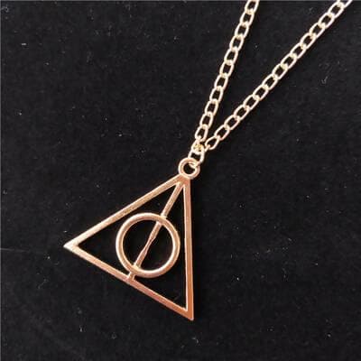 Pinapes Harry Potter Necklace for Girls Famous Harry Potter Deathly Hallows Pendants for Girls - HalfPe