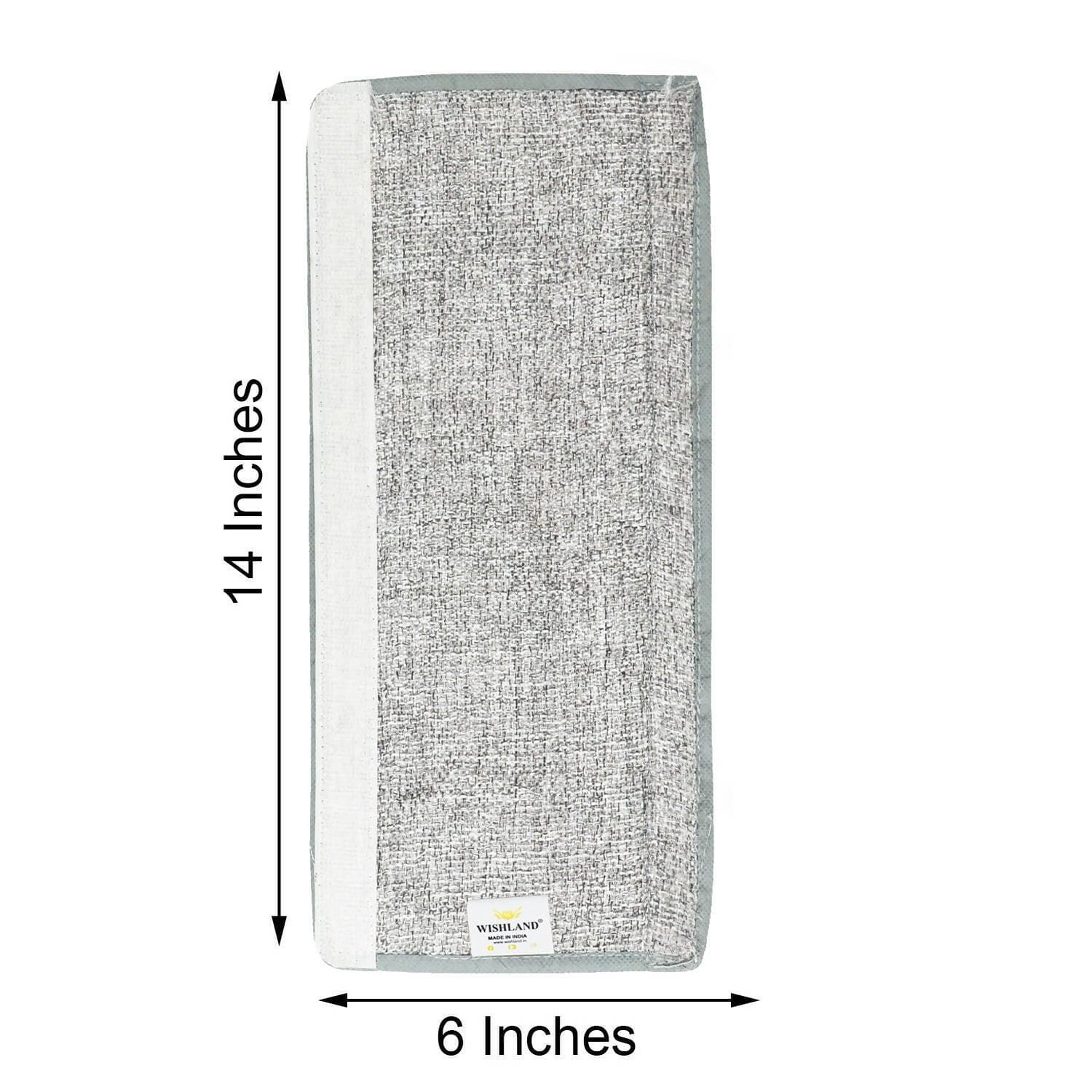 WISHLAND 1 Pc Fridge Cover for Top with 6 Pockets + 1 Handle Cover + 4 Fridge Mats ( Pack of 6) - HalfPe