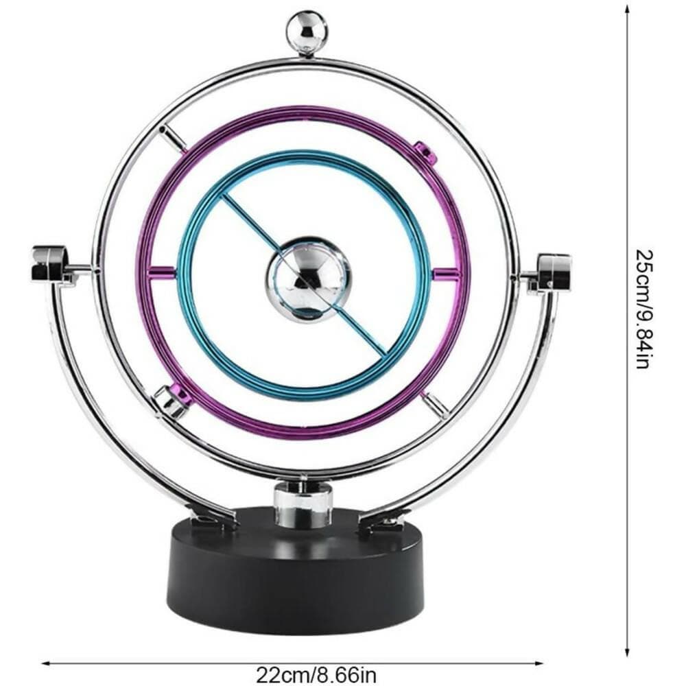 GM PERPETUAL MOTION AUTO-ROTATING PENDULUM, PLASTIC ITEM - HalfPe