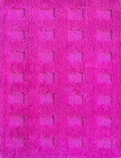 Lushomes Anti Slip Microfiber, bathroom mat, Polyester Pink Extra Large Bath Mat Set, door mats for bathroom (Bathmat 19 x 30 inches, Pack of 2, Contour 19 x 18 inches, Pack of 2) - HalfPe