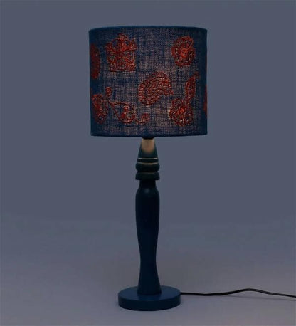 Ambi Motif On Jute Lamp - HalfPe